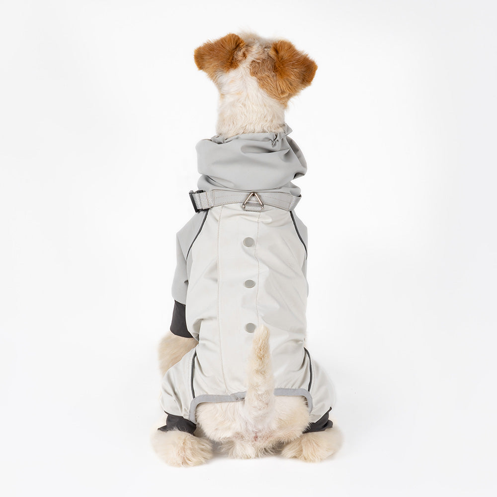 Waterproof Outdoor Dog Rain Jacket – Full-Body Hiking Coat