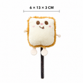 Butter Toast Plush Cat Teaser Wand