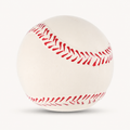 Squeaky Latex Dog Baseball – White & Red