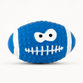 Squeaky Latex Dog Funny Football – Blue