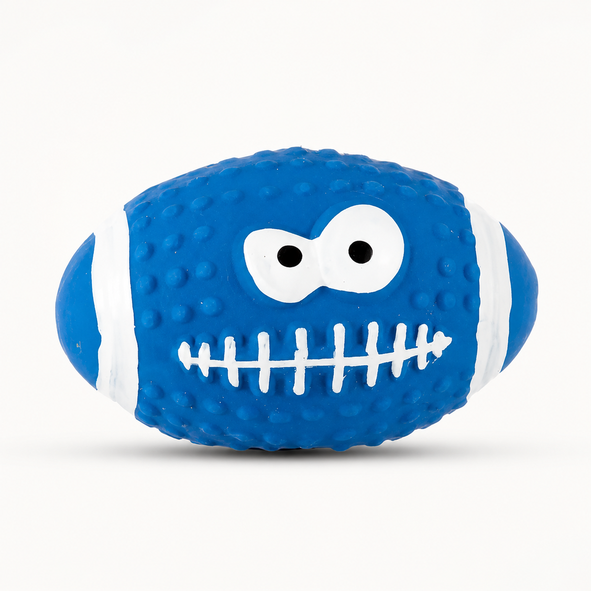 Squeaky Latex Dog Funny Football – Blue