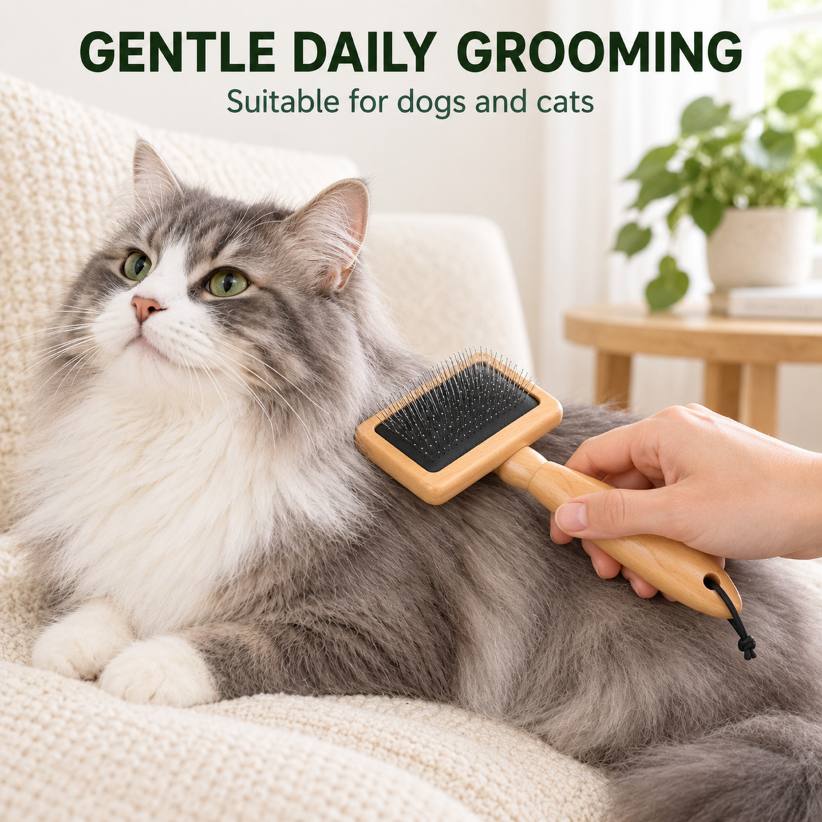 Daily cat grooming