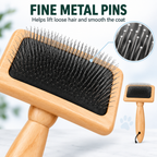 Fine metal grooming pins