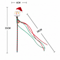 Santa Claus Ribbon Cat Teaser Wand