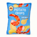 Shrimp Potato Chips Bag Plush Dog Toy