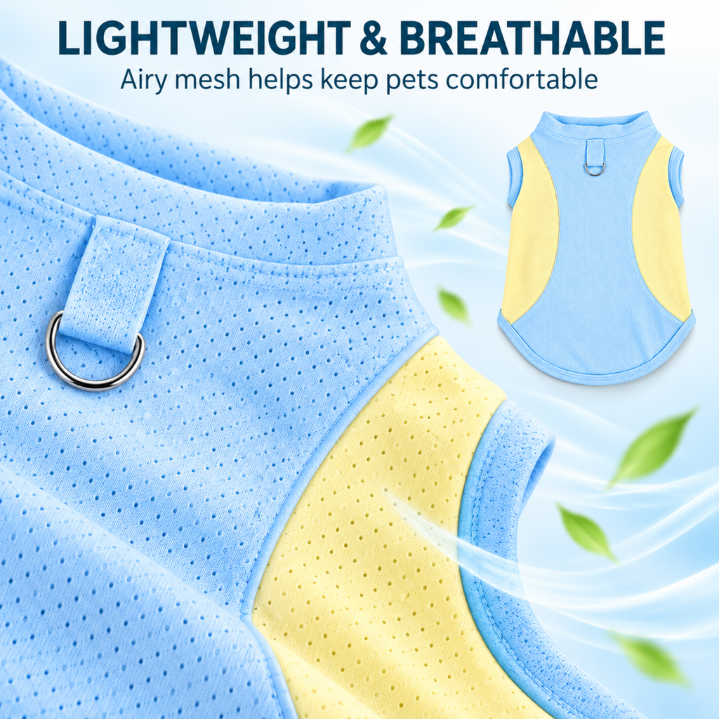 Lightweight Breathable Summer Pet Cooling Vest
