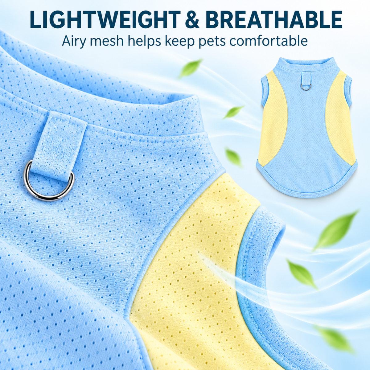 Lightweight Breathable Summer Pet Cooling Vest